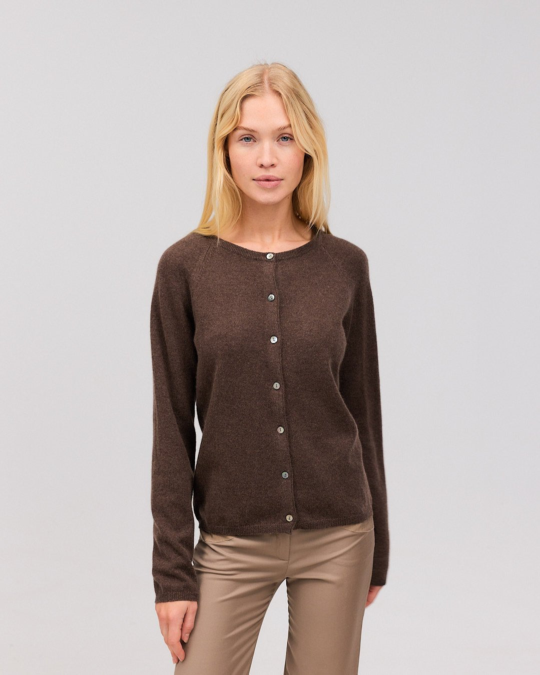 GISLA cashmere cardigan buffalo - Nordic Weaving