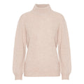 Leonora cashmere high neck Dusty Nude - Nordic Weaving