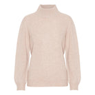Leonora cashmere high neck Dusty Nude - Nordic Weaving