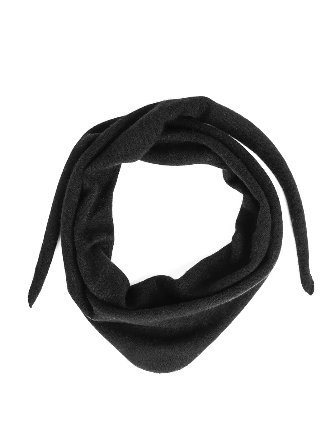 Lille trekantet tørklæde sort - Nordic Weaving