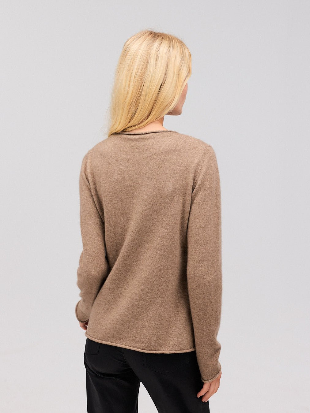 LIV cashmere bluse brun - Nordic Weaving