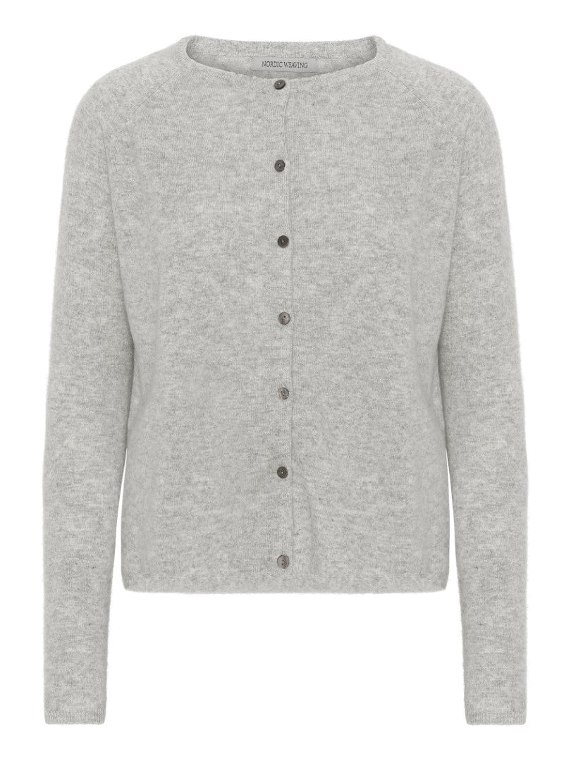 Oprydning - Cashmere cardigan grå - Nordic Weaving