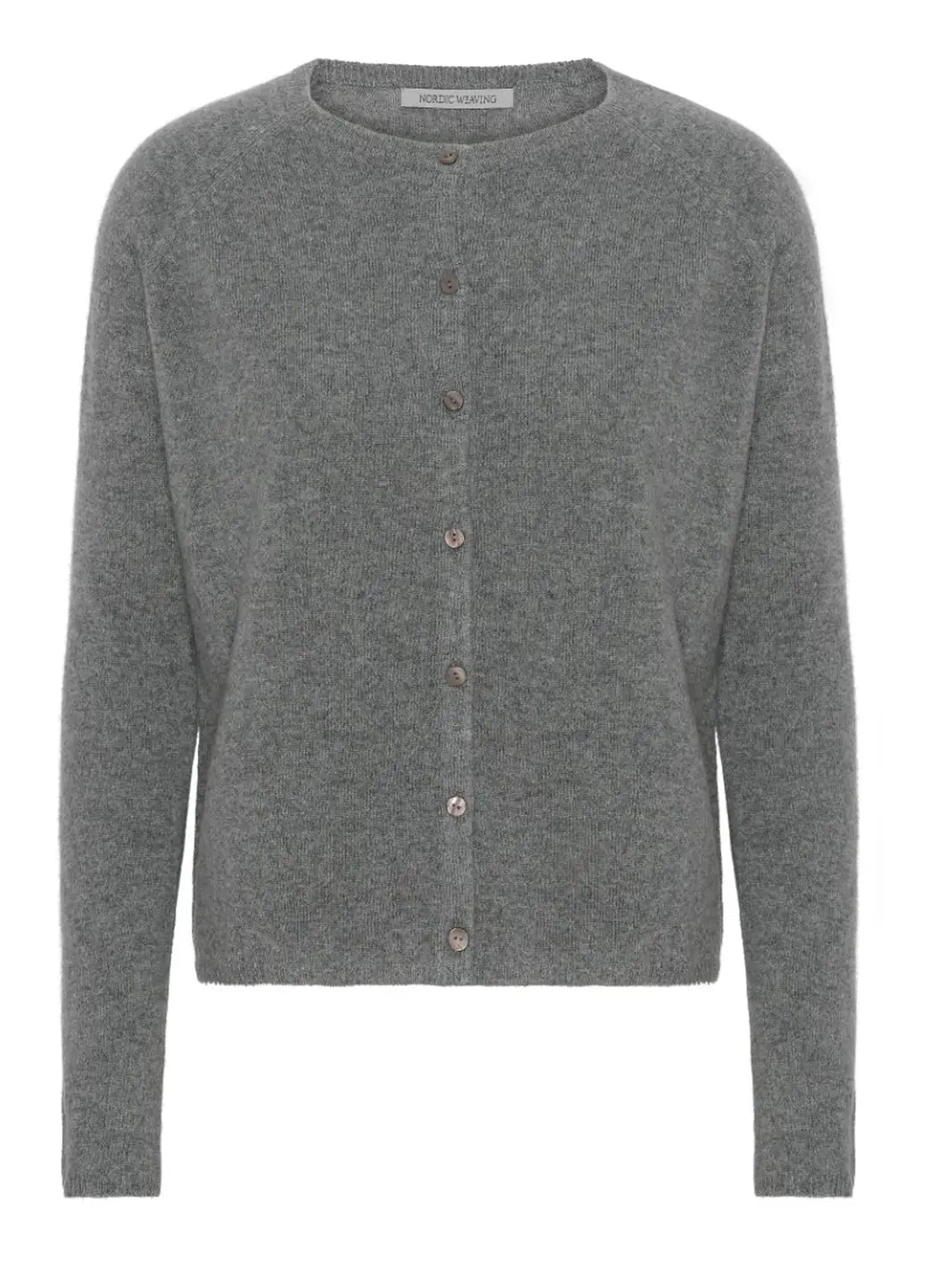 Oprydning - Cashmere cardigan mørk grå - Nordic Weaving