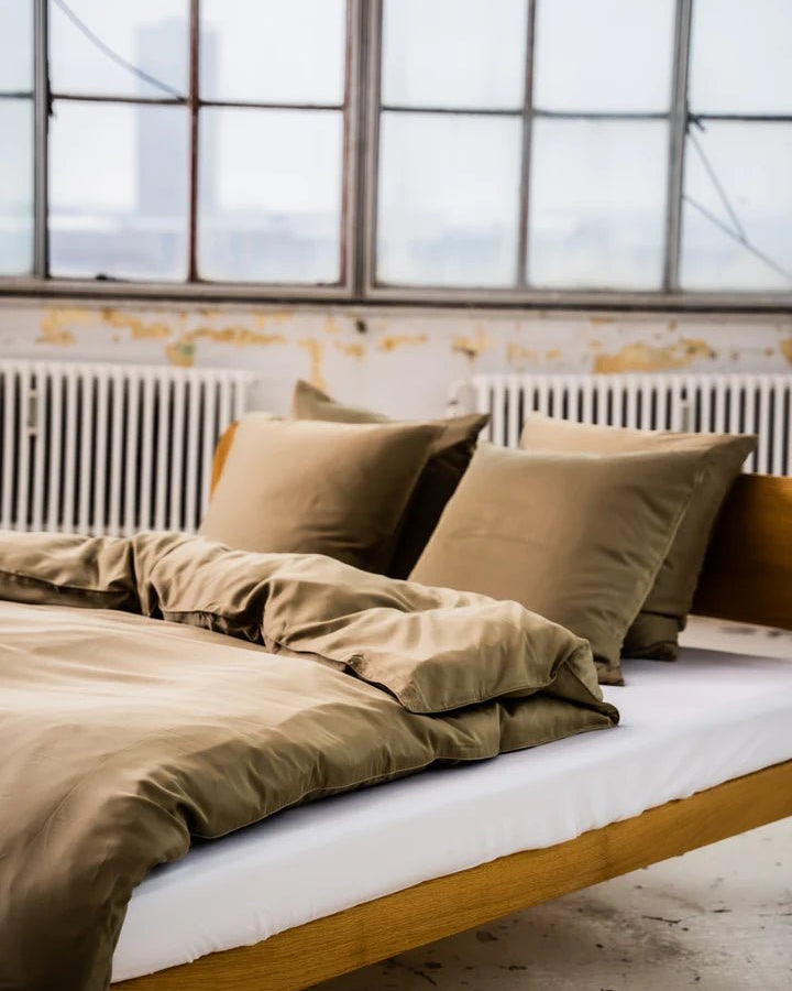 Oprydningsudsalg - Bambus kuvertlagen hvid 90x210x20cm - Nordic Weaving