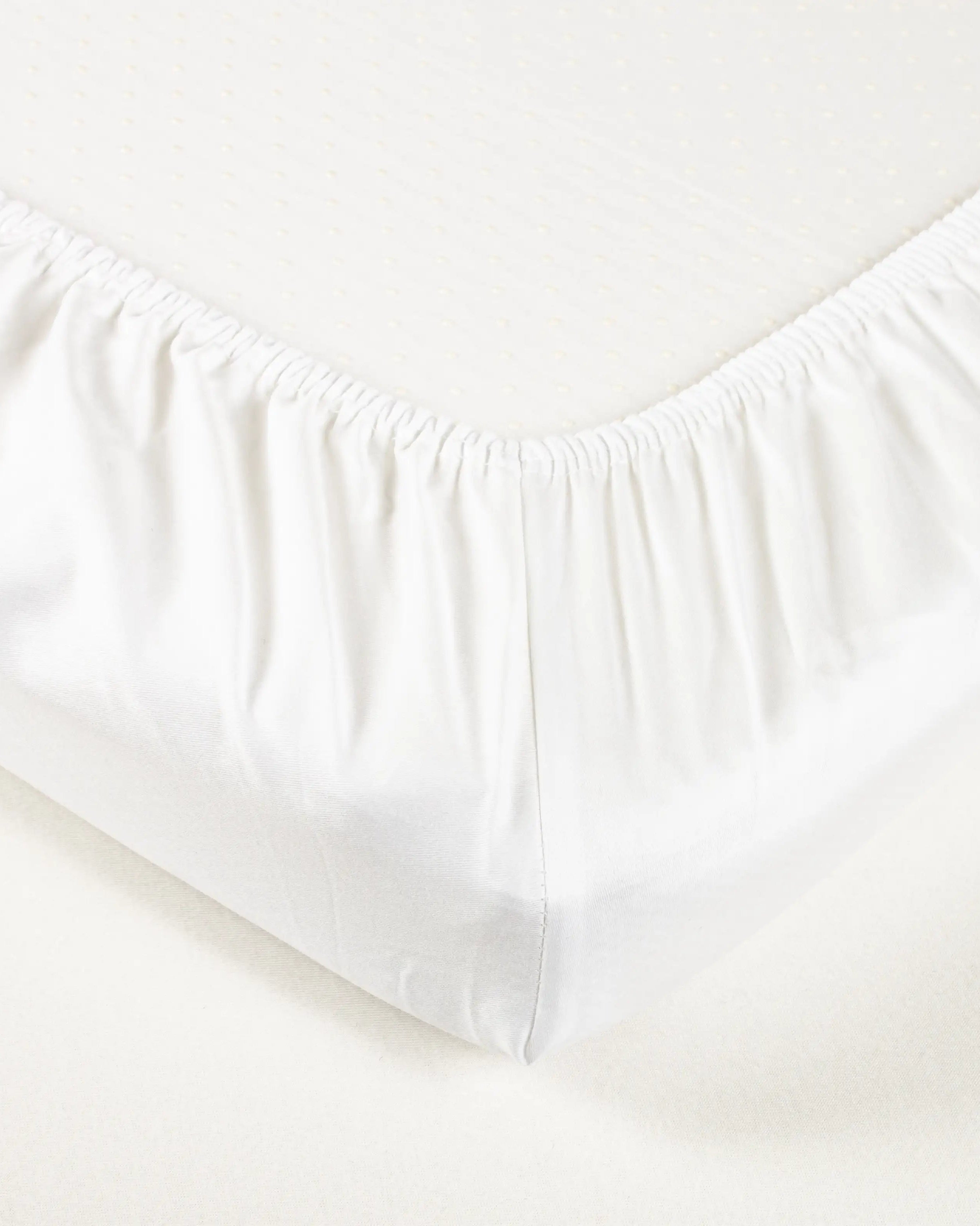 Oprydningsudsalg - Bambus kuvertlagen hvid 90x210x20cm - Nordic Weaving