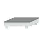 Oprydningsudsalg - Bambus kuvertlagen khaki 180x200x20cm - Nordic Weaving