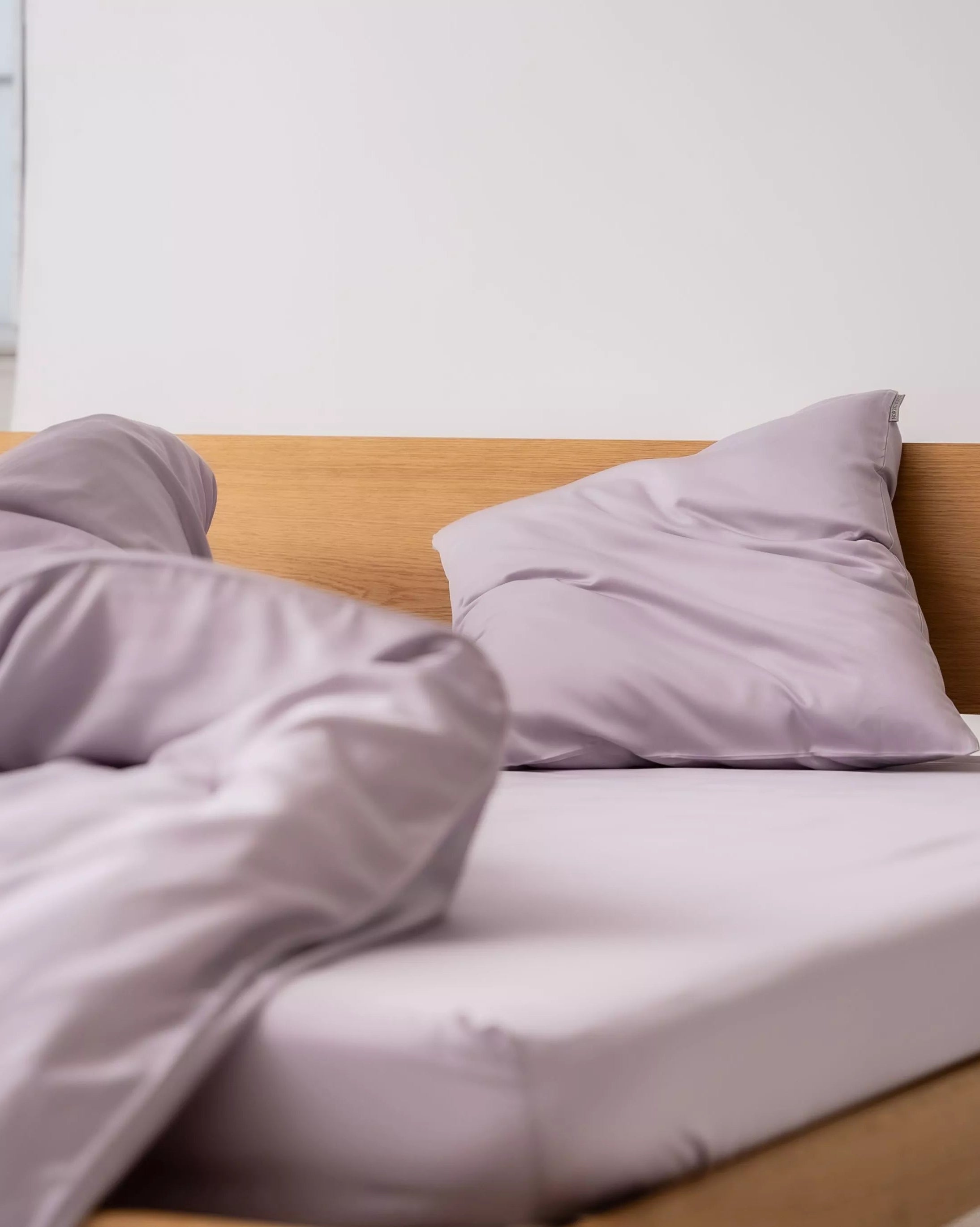 Oprydningsudsalg - Bambus kuvertlagen Lavendel 180x200x20cm - Nordic Weaving