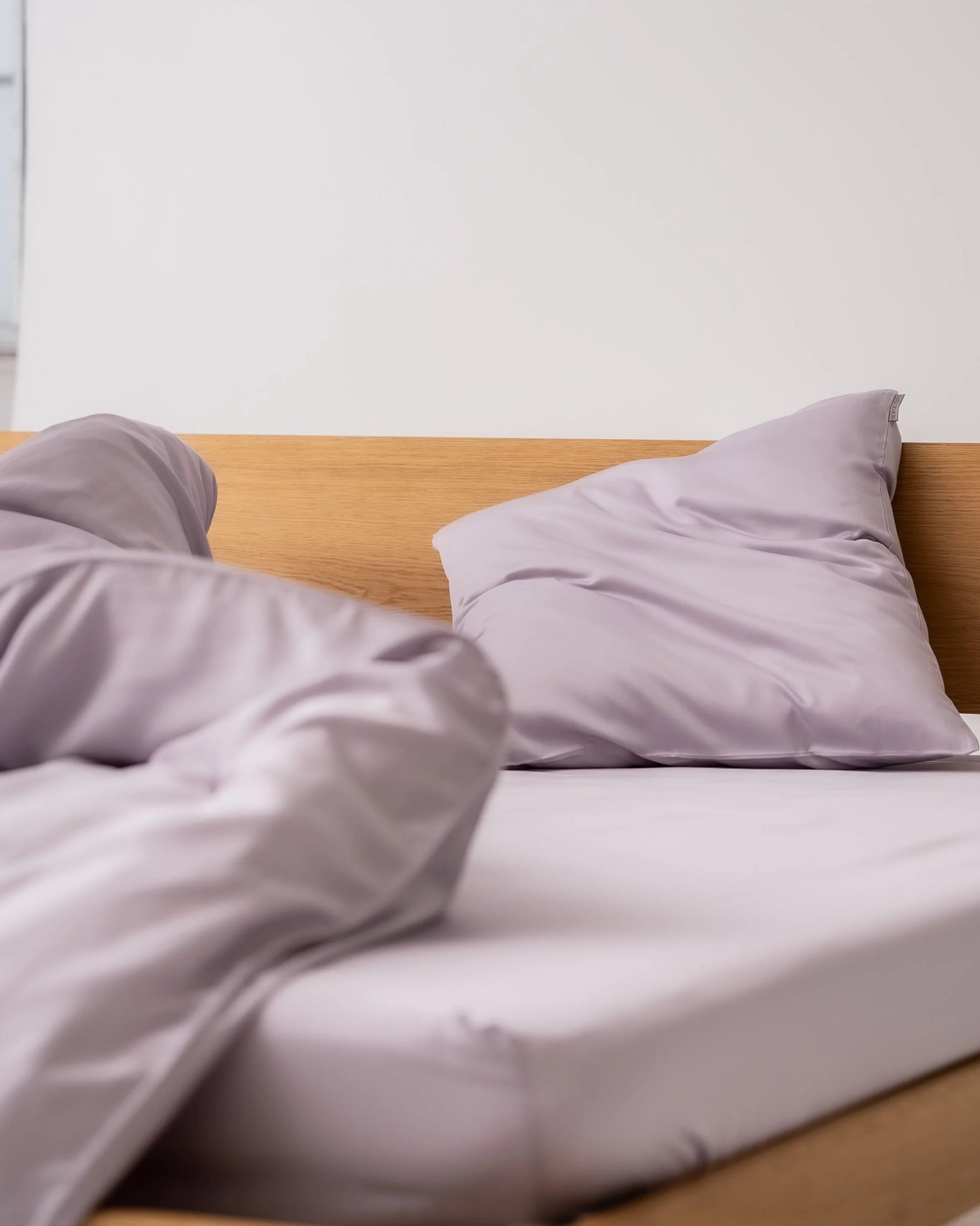 Oprydningsudsalg - Bambus kuvertlagen Lavendel 90x200x20cm - Nordic Weaving
