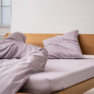 Oprydningsudsalg - Bambus kuvertlagen Lavendel 90x200x20cm - Nordic Weaving