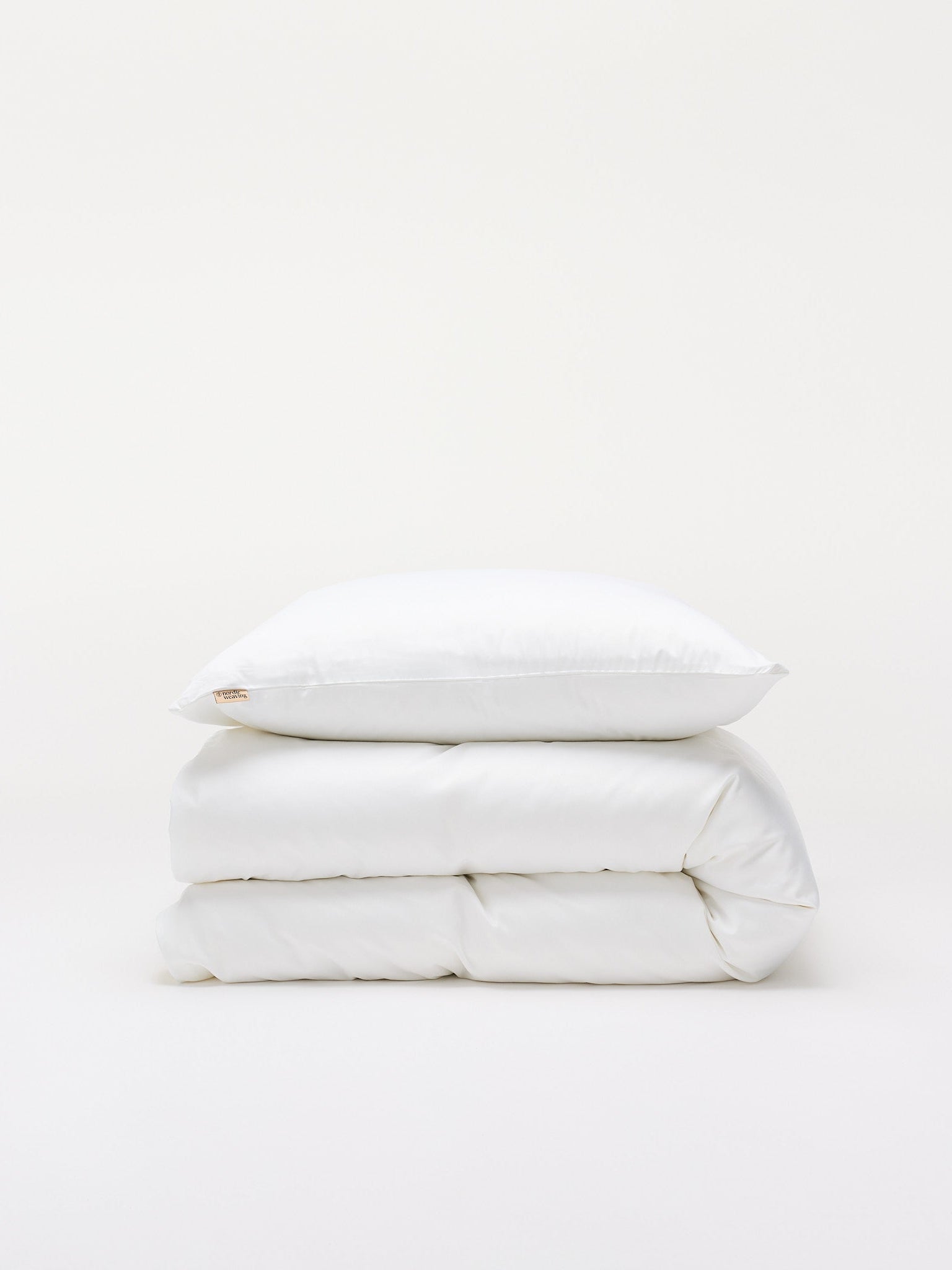 Oprydningsudsalg - Børne Bambussengetøj Hvid - Nordic Weaving