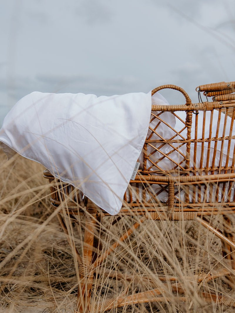 Oprydningsudsalg - Børne Bambussengetøj Hvid - Nordic Weaving
