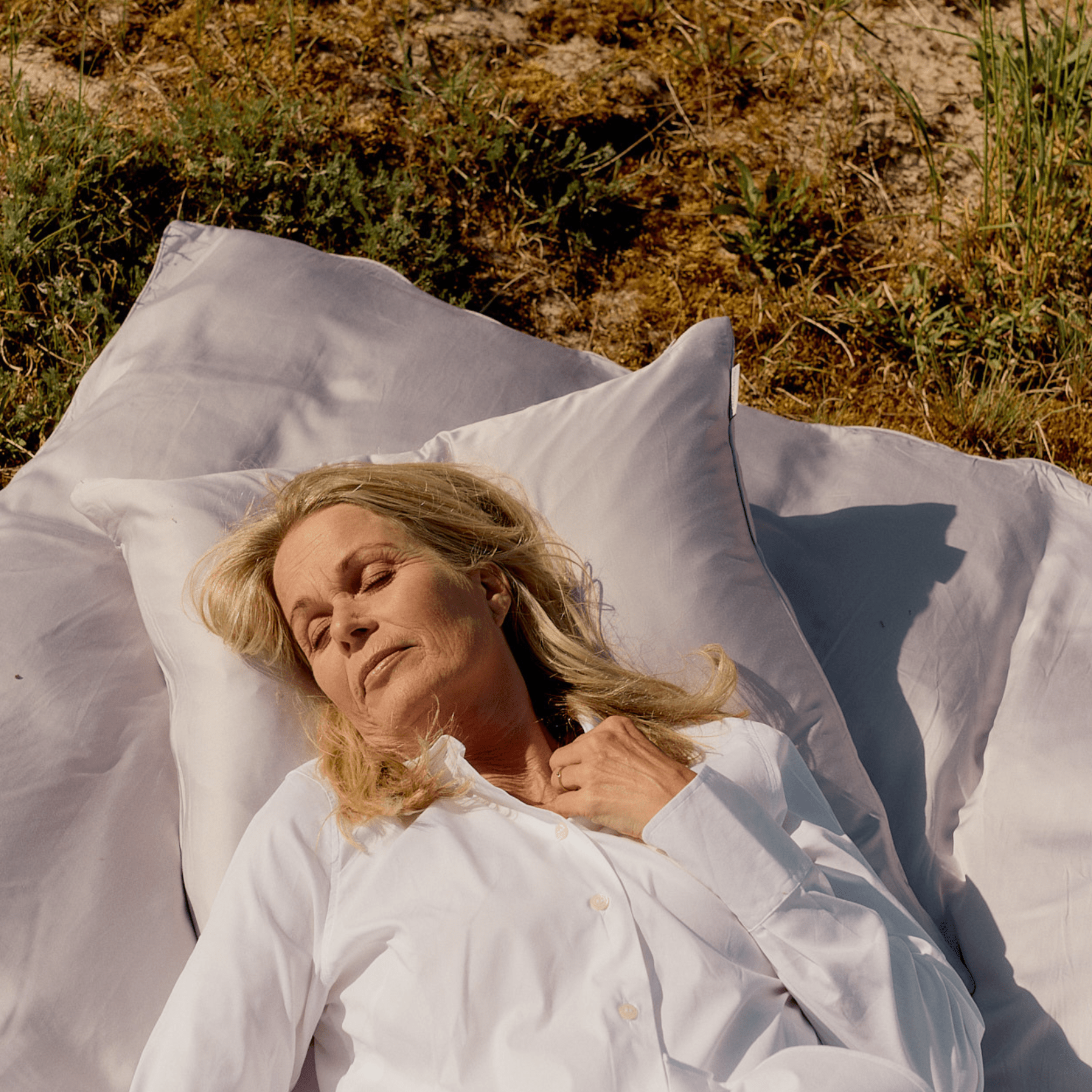 Oprydningsudsalg - Enkelt bambussengetøj Lavendel - Nordic Weaving