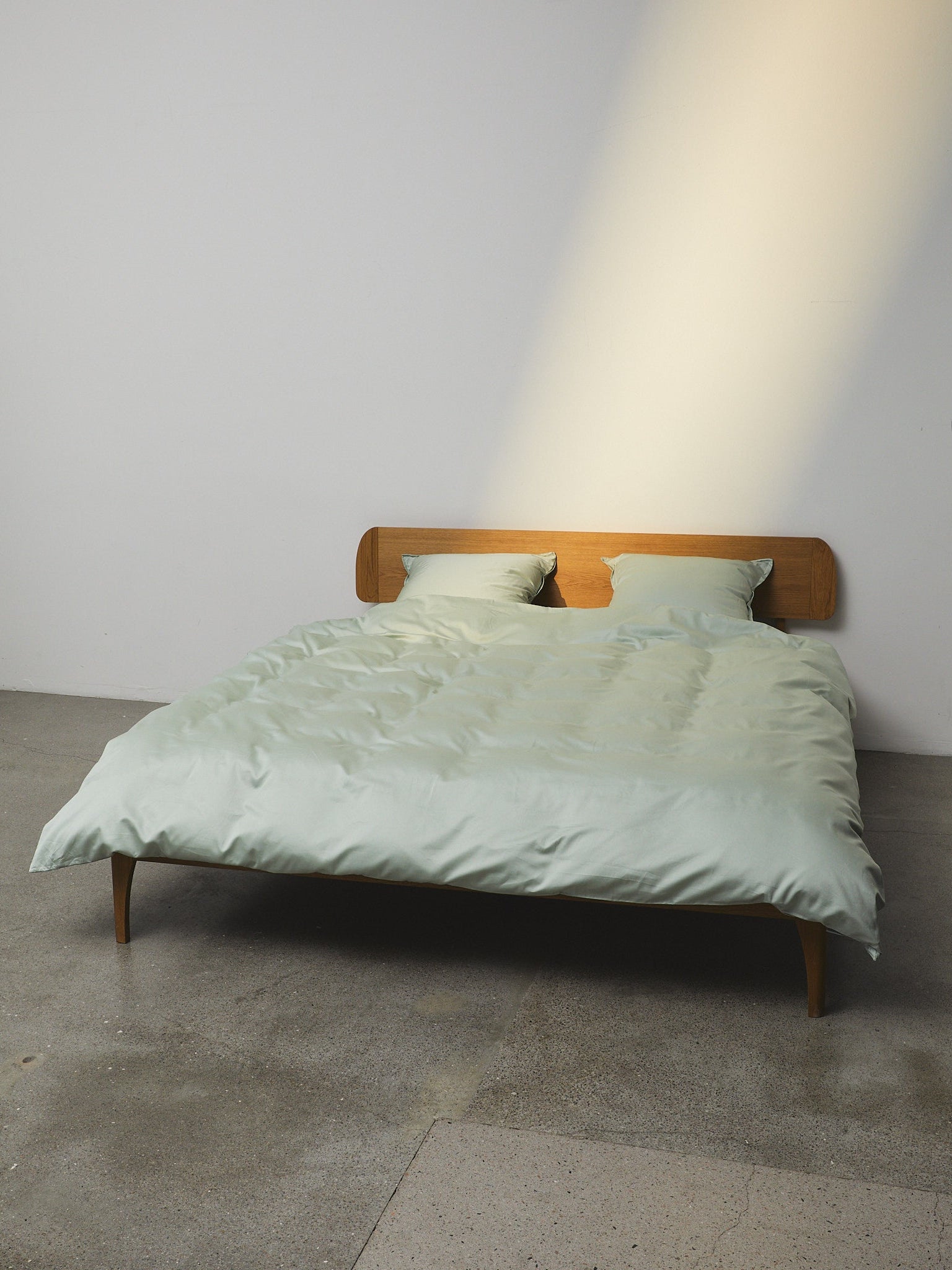 Pudebetræk Egyptisk bomuld douce grøn - Nordic Weaving