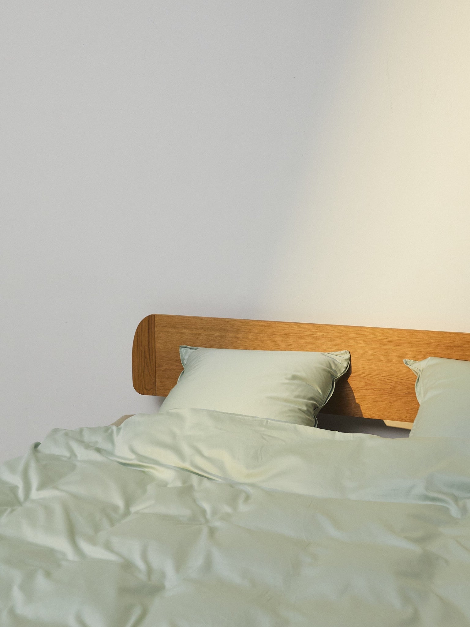 Pudebetræk Egyptisk bomuld douce grøn - Nordic Weaving