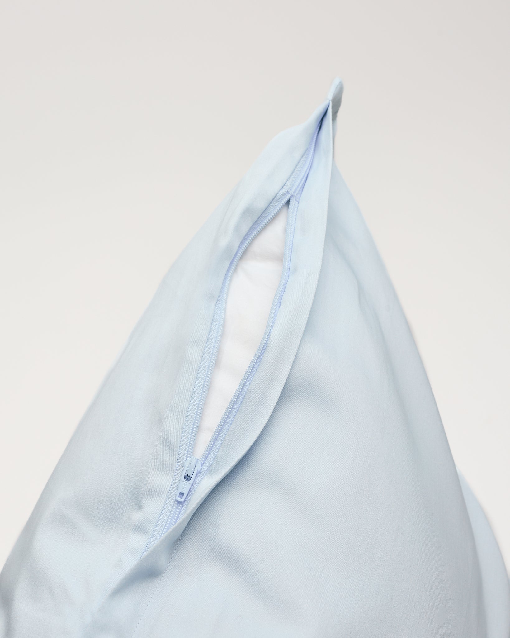 Pudebetræk Egyptisk bomuld Lys Blå - Nordic Weaving