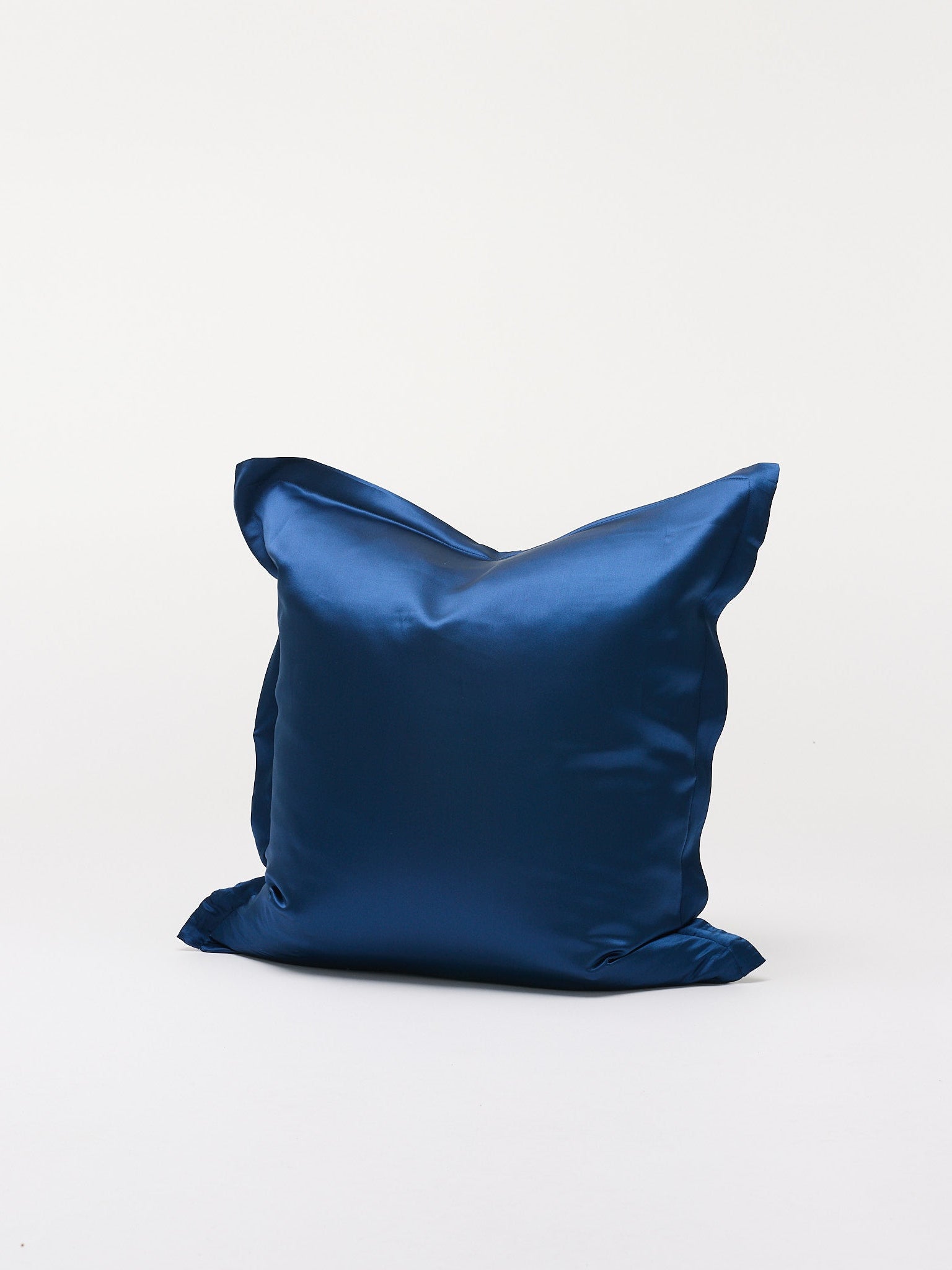 Silke pudebetræk Navy - Nordic Weaving