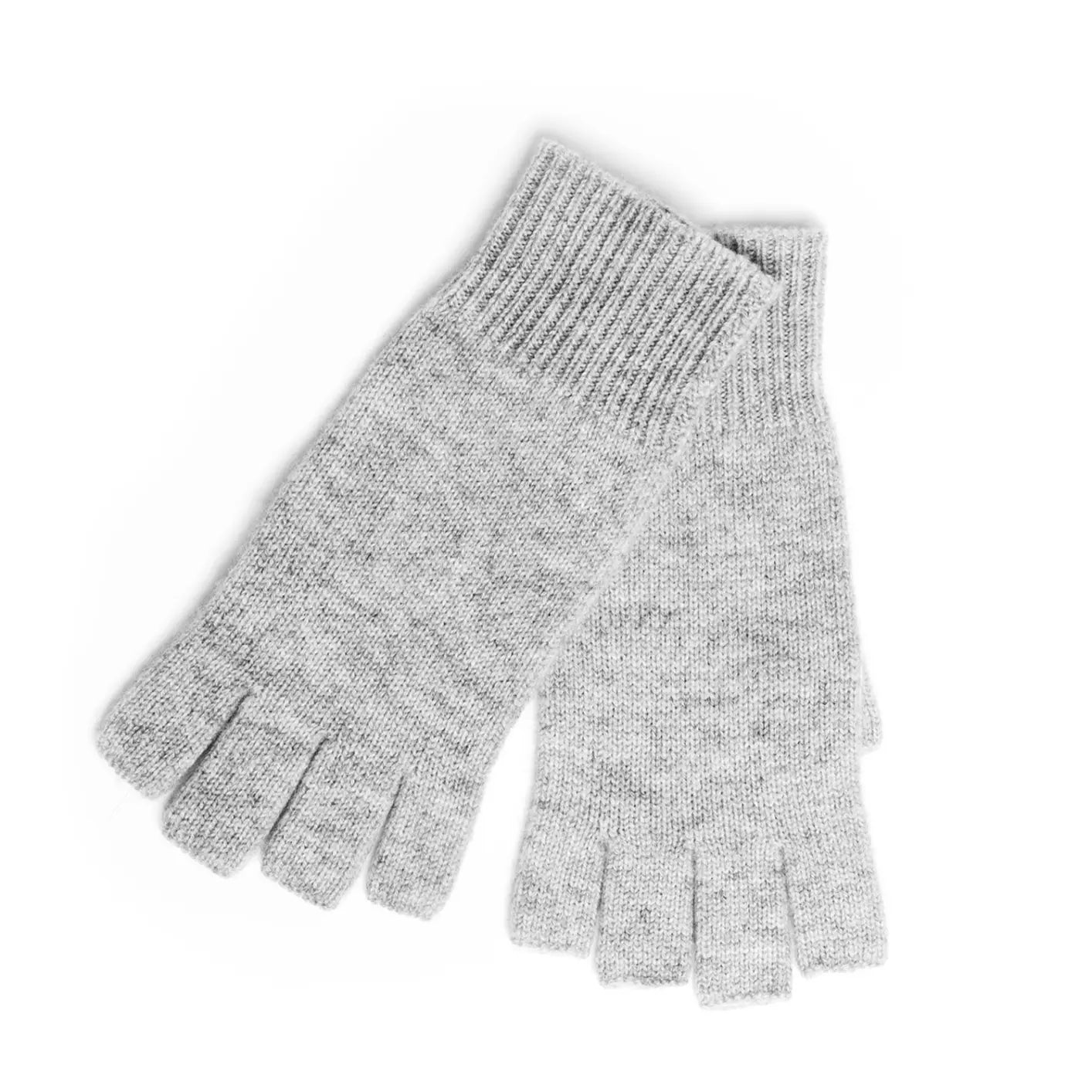 Ydmyge Arbejdskraft restaurant Cashmere handsker uden fingre - Lys grå – Nordic Weaving