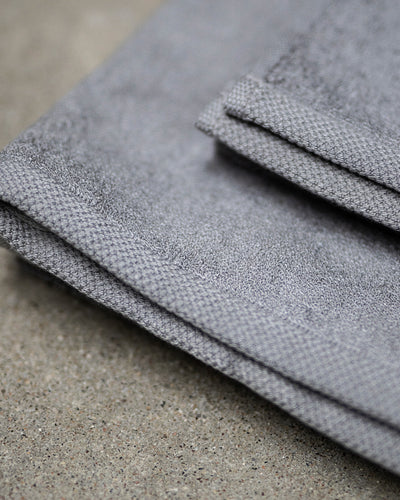 Bambus håndklæde grå