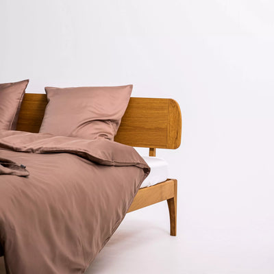 Miljøbillede af Egyptisk Bomuld sengetøj i farven Taupe 