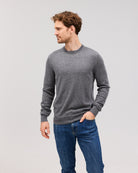 ASMUND crewneck bluse grå - Nordic Weaving