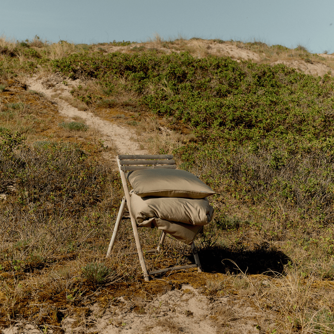 Bambus pudebetræk Khaki - Nordic Weaving