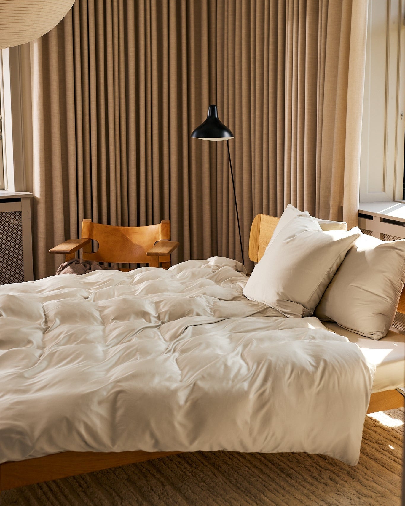 Bambus pudebetræk Plaza Taupe TC400 - Nordic Weaving