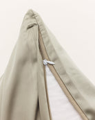 Bambus pudebetræk Plaza Taupe TC400 - Nordic Weaving