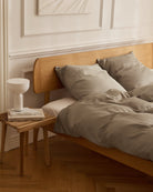 Bambus pudebetræk Plaza Taupe TC400 - Nordic Weaving