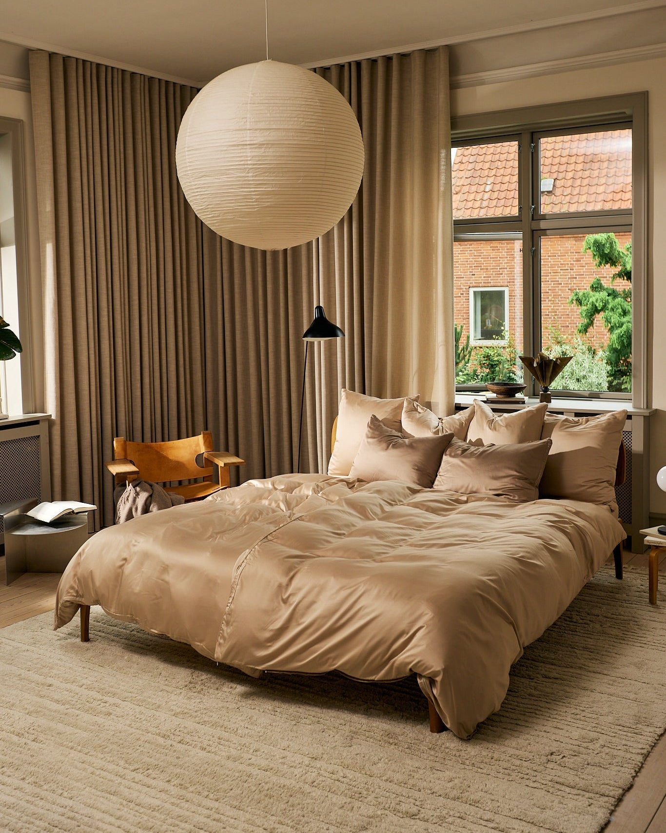 Bambussengetøj Taupe TC400 - Nordic Weaving