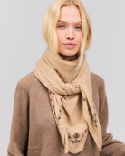 Cashmere halstørklæde classic beige - Nordic Weaving