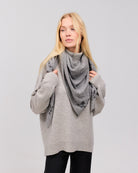 Cashmere halstørklæde classic grå - Nordic Weaving