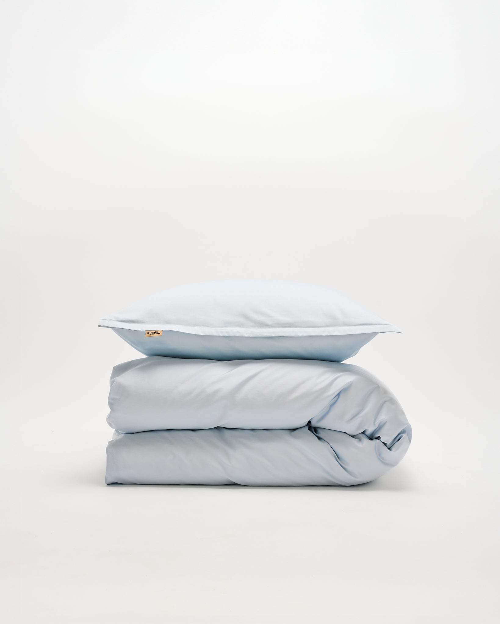 Egyptisk bomuld sengetøj Lys Blå - Nordic Weaving