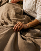 Hørsengetøj taupe - Nordic Weaving