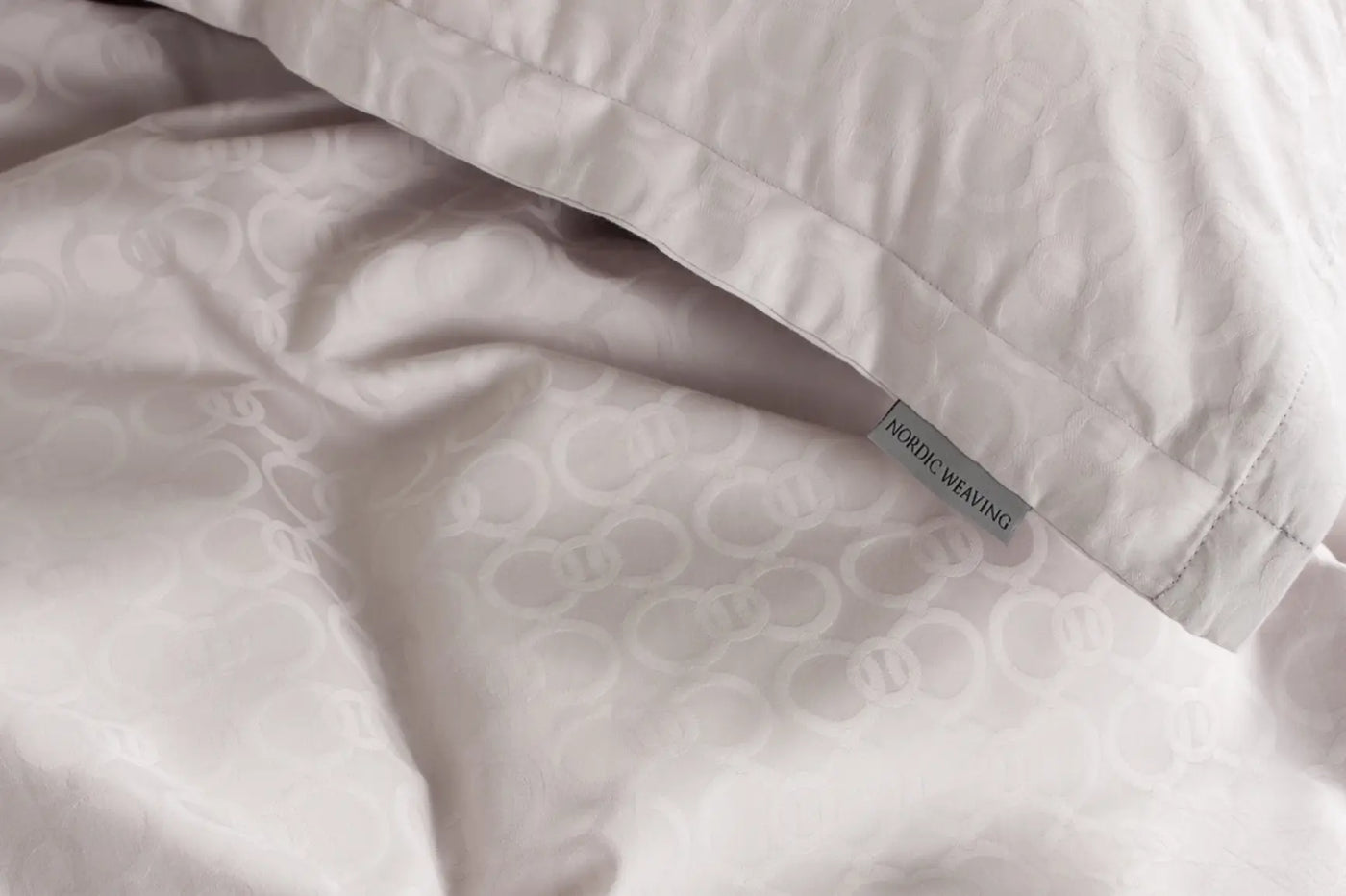 Miljøbillede closeup af enkelt sengetøj egyptisk bomuld rose 