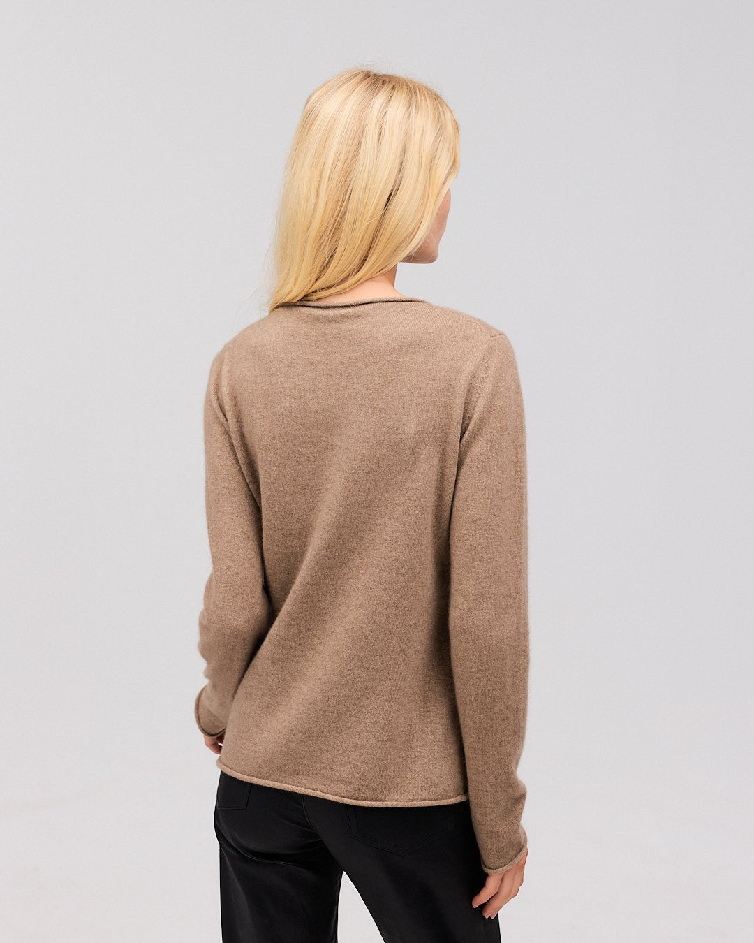 LIV cashmere bluse brun - Nordic Weaving