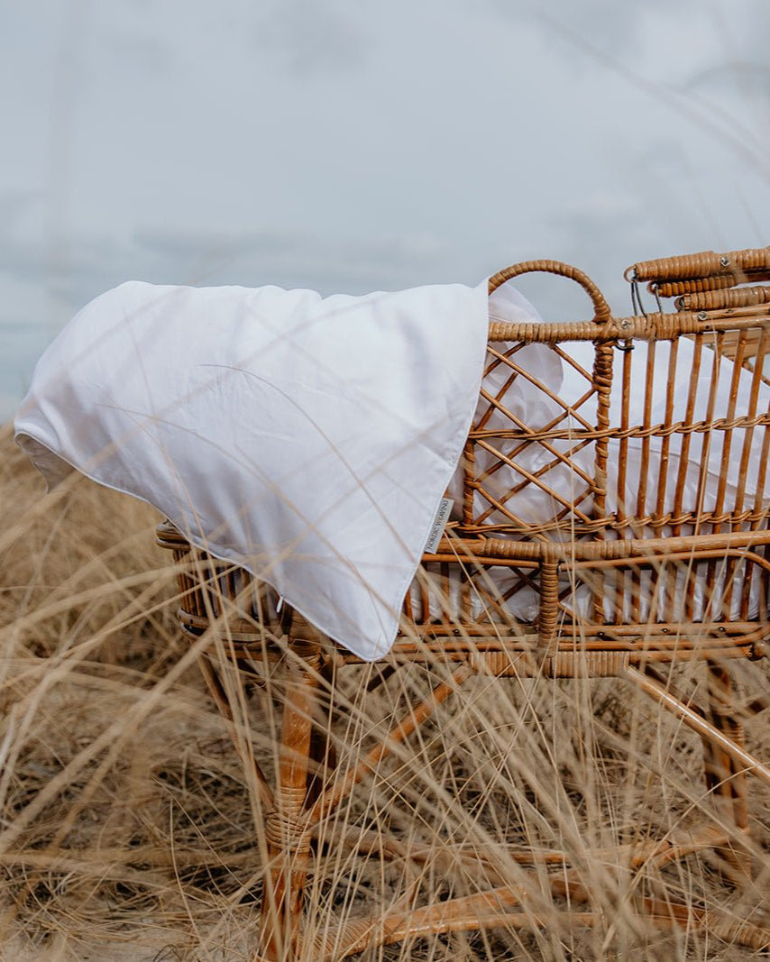 Oprydningsudsalg - Børne Bambussengetøj Hvid - Nordic Weaving