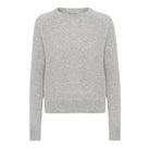 Oprydningsudsalg - cashmere round neck lys grå - Nordic Weaving