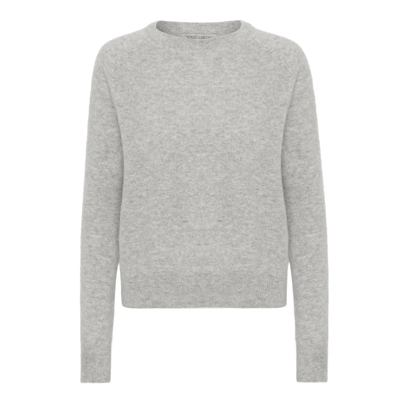 Oprydningsudsalg - cashmere round neck lys grå - Nordic Weaving