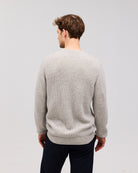 RAGNAR cashmere crewneck Light grey - Nordic Weaving