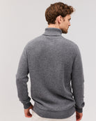 SIGURD cashmere roll neck Grey - Nordic Weaving