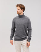 SIGURD cashmere roll neck Grey - Nordic Weaving