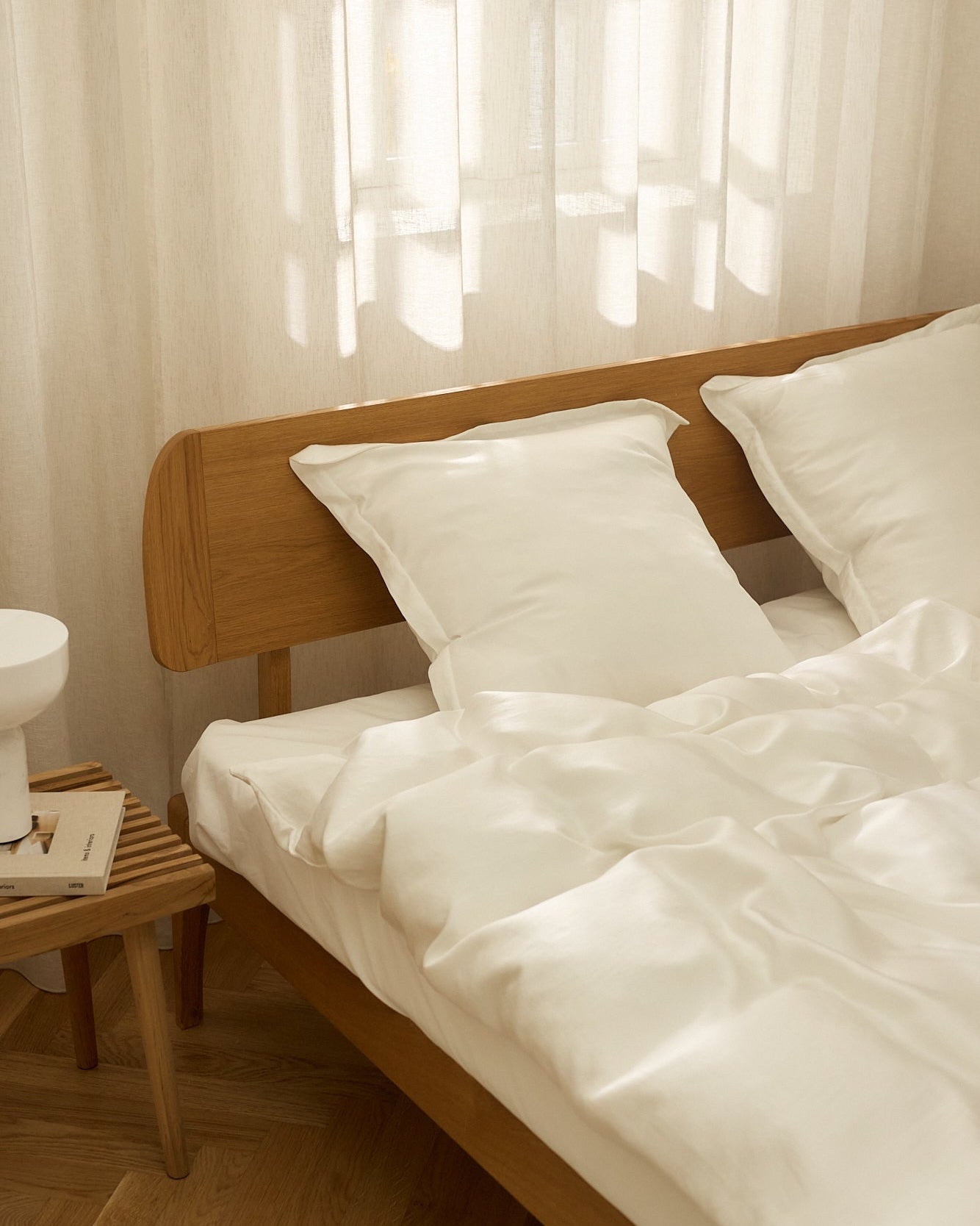 Silkesengetøj ivory - Nordic Weaving