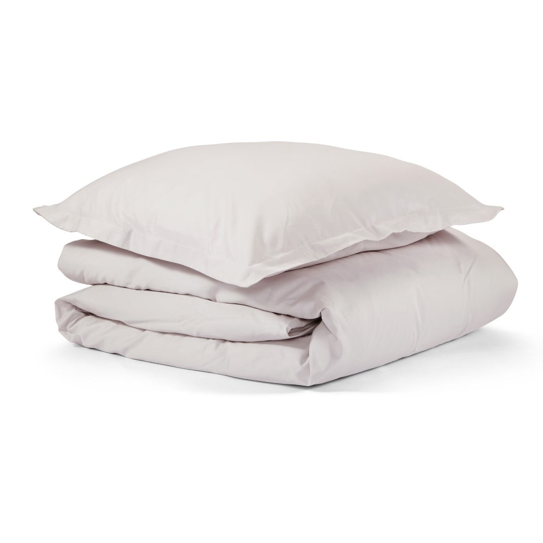 Produktbillede af Enkelt sengetøj egyptisk bomuld varm grå
