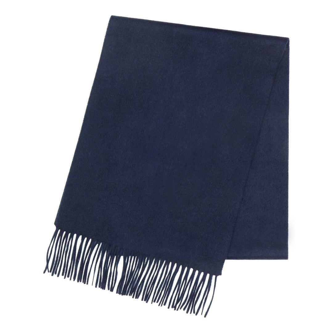 Produktbillede af Cashmere halstørklæde mand blå 30x164cm