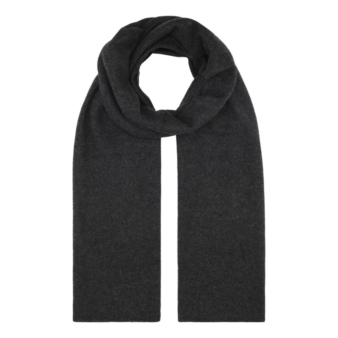 Produktbillede af Cashmere halstørklæde mørk grå 70x200cm